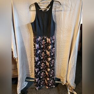 Victoria's Secret Cross Back Floral Maxi Dress
